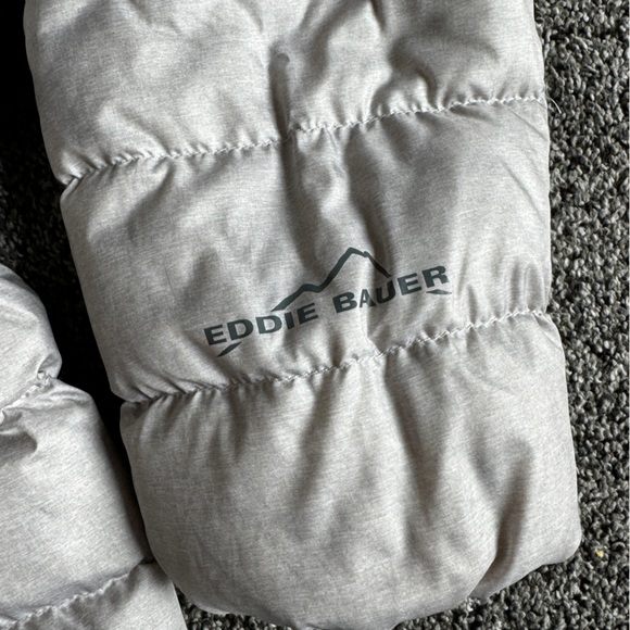 Eddie Bauer Women's Cirruslite Down Parka, Lt Gray Recycled, Large - Picture 3 of 10